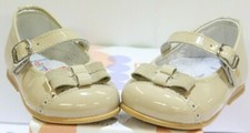 ANDANINES GIRLS BEIGE PATENT