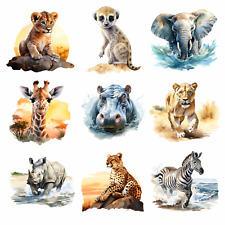 African Animal Vinyl Sticker