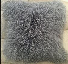 GRAY GENUINE MONGOLIAN