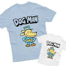 Kids Boy Girls Dog Man Tshirt Book Day Childrens Dogman School Gift Tee Xmas