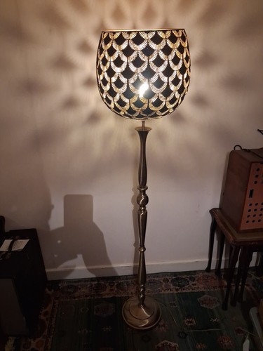 Standard floor lamp with - lamp,