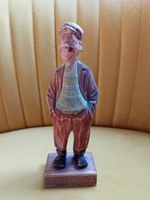 Carved Wood Sculpture By Swedish Artist Carl Johan Trygg Height  16cm