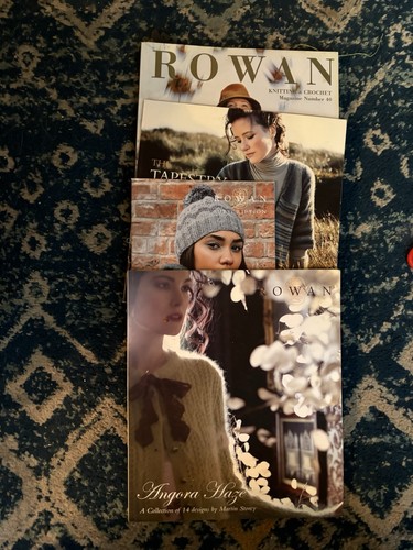 Vintage rowan magazines - rowan,