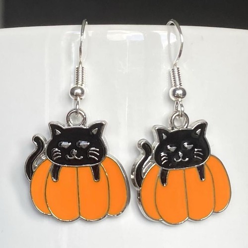 Handmade halloween black - black, cat