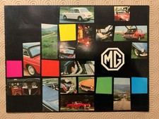 MG Range Sales Brochure 1970 MGB/GT/Midget MkIII/1300 MkII 8pp A4 VGC Free Post