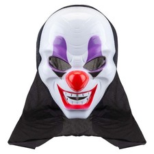 Halloween Clown Mask with Hood
