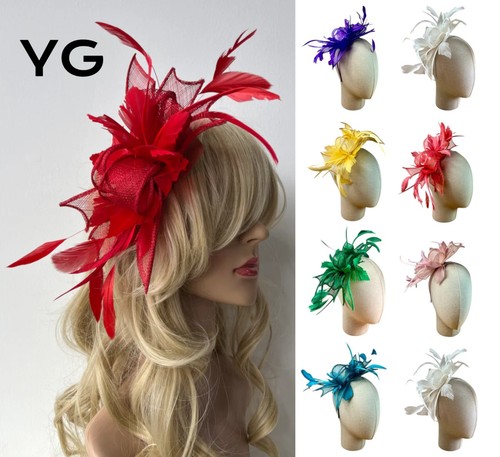Women feather fascinator - women's,