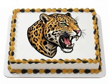 Jaguar mascot edible - jaguar, cake