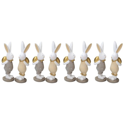 Resin easter bunny figurines - easter,