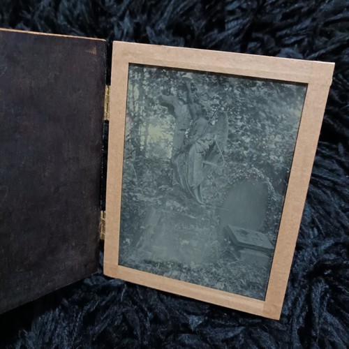 Dry plate ambrotype cemetery - dry,