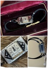 1932 Ladies Art Deco Enamel