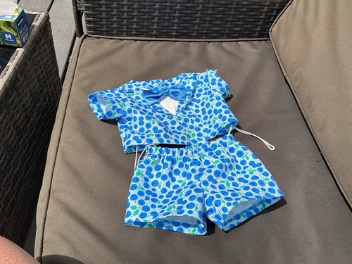 Build bear blueberry suit - a,