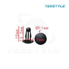 15Pcs 6mm Nylon Retainer Clips Fastener Fender for Nissan Sentra Versa Frontier