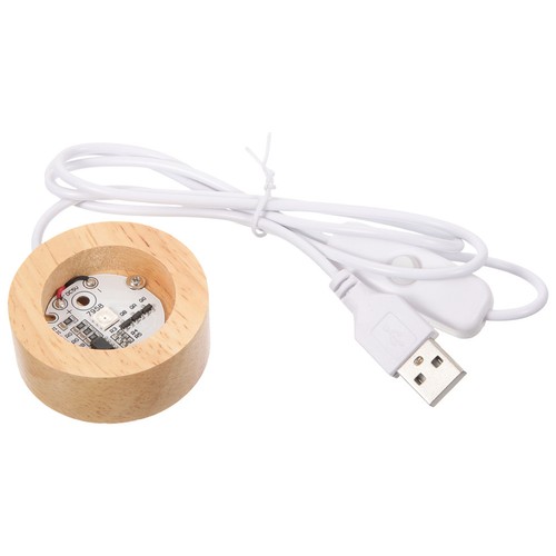 Wood led light - led, base
