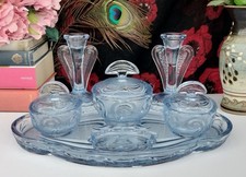 Vintage bagley blue - vintage, glass