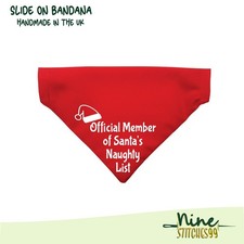 Christmas Dog Bandana Handmade
