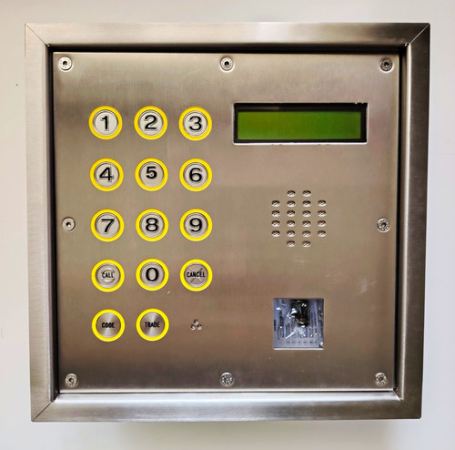 Videx vx8202 lcd - videx, keypad