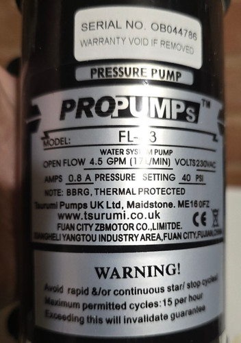 Tsurumi self priming - fl-43,