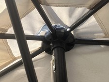 Pure Garden Umbrella / Parasol 2,9 m and C-Hopetree 15kg Half Round Heavy Base