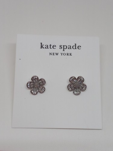 Kate spade silver flower stud - silver,