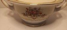Rose China Sugar Bowl