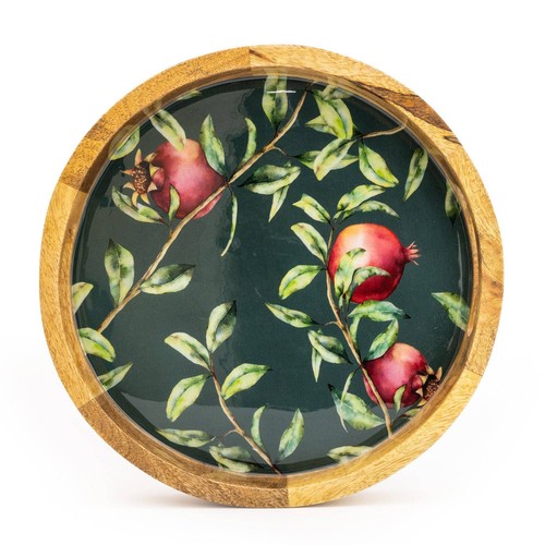 Handcrafted pomegranate round - handcrafted,