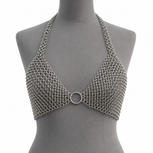 Women chainmail bikini top - women's,