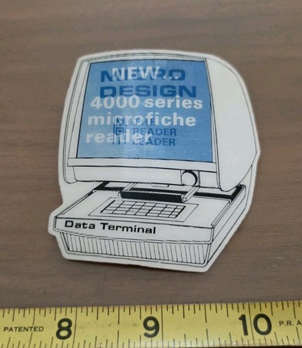 Vtg 4000 series microfiche - series,