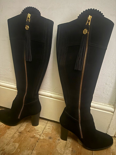 Fairfax favour black - &, suede