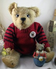 Antique french teddy bear - antique,