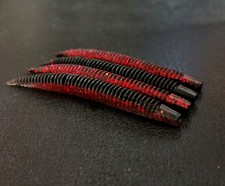 8cm Ribbed Worm soft bait for