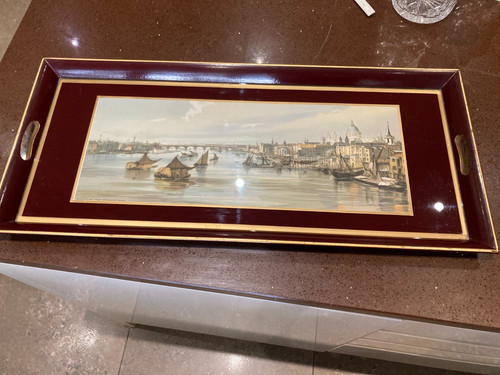 Vintage lady clare tray - lady,
