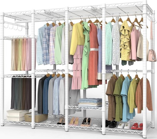 Open clothes rail - open,