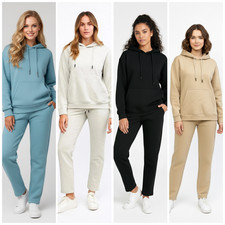 Womens Ladies Tracksuit Fleece