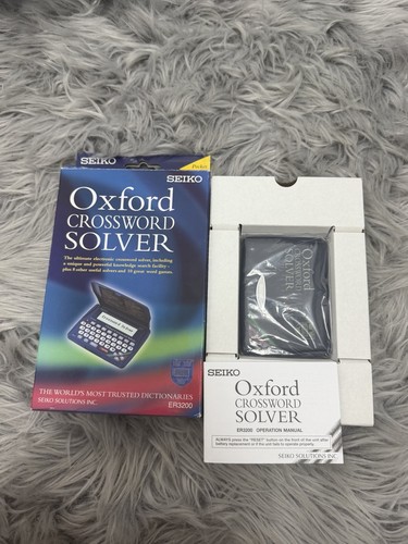 Seiko oxford crossword solver - seiko,