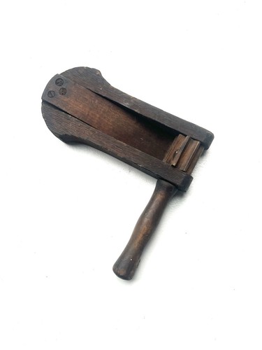 Vintage wooden football rattle - vintage,