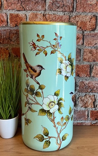Second blue floral - &, birds
