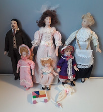 Dolls House Figures Bundle of Six Figures From Del Prada 1:12 Scale