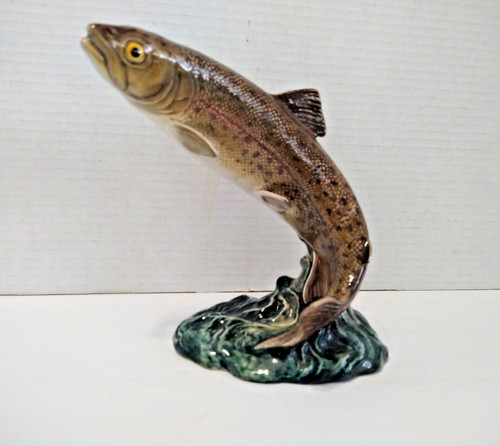 Vintage beswick leaping - beswick, trout