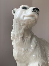 IMPRESSIVE & HUGE ROYAL DUX POLAR BEAR SIGNED BY THE ARTIST - CZECHOSLOVAKIA