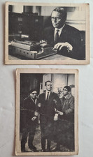 Vintage Collector Somportex Trading Swap Cards x 2 John Drake Danger Man 1966