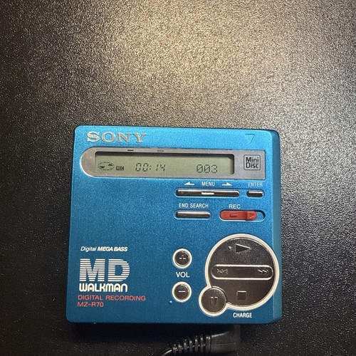 Sony minidisc r70 - mz-r70, blue