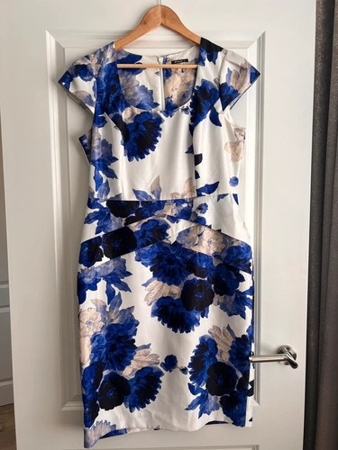 Roman blue floral - roman,