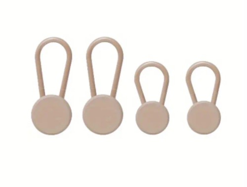 Beige 4pcs button extender - 4pcs,
