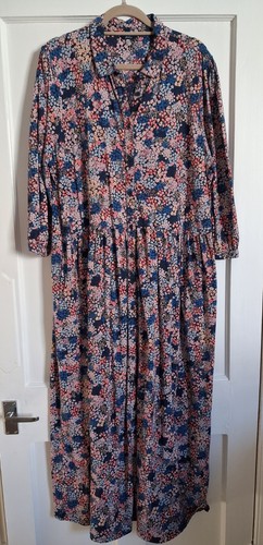 Joules nova navy ditsy long - navy,