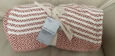 BRAND NEW M&S Rust Mix Jacquard Throw Size 130cm x 170cm