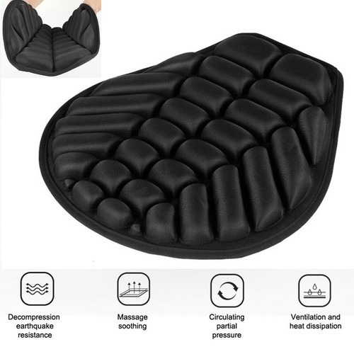Inflatable motorcycle seat pad - inflatable,