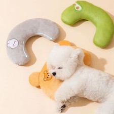 Small Pillow for Pet Cats Dogs Sleeping Mat Neck Guard U-shaped Pillow Soft