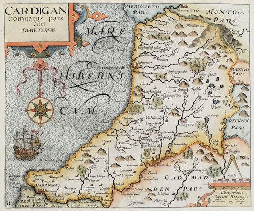 Original antique map 1637 - original,