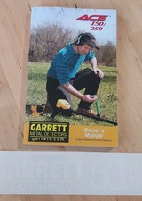 Garret ACE 150/250 Owners Manual + 50 Years Anniversary Sticker